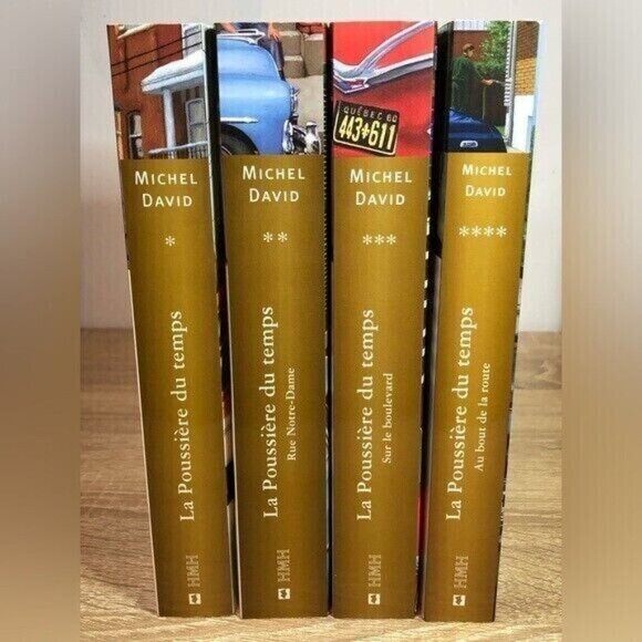 Lot 4 LIvres/Books Michel David-La Poussiere Du Temps tome 1-4 French Softcover - Picture 2 of 7